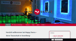 Desktop Screenshot of happydance.at