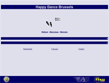 Tablet Screenshot of happydance.be